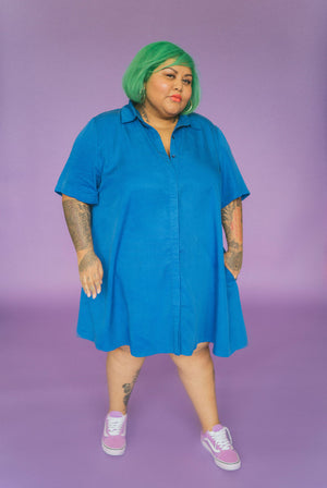 The Lovington Dress in Blue